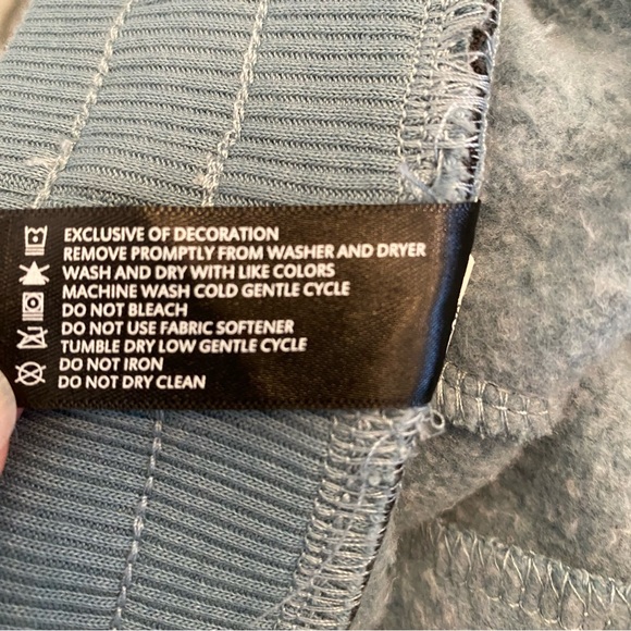 90 Degree by Reflex jogger sweatpants back pocket teal turquoise blue medium - Picture 9 of 10